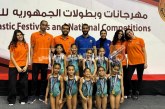 فراشات الجمباز تتألقن في بطولة الجمهورية