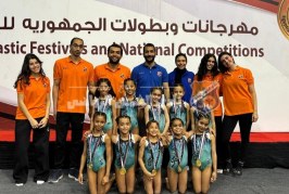 فراشات الجمباز تتألقن في بطولة الجمهورية