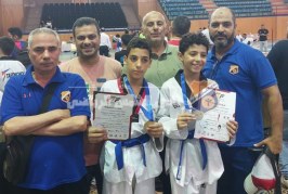 أبطال التايكوندو بنادي الشمس يتألقون في بطولة الجمهورية لمواليد 2013