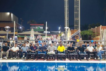 أبوزيد يشهد مهرجان الباليه المائي ويكرم المشاركات بمكافآت مالية