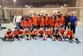 أولاد 13 سنة بالكرة الطائرة يواصلون التألق ويفوزون على النصر بثلاثية نظيفة