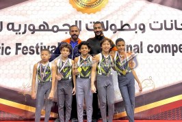 أبطال الجمباز الفني يتألقون في بطولة الجمهورية