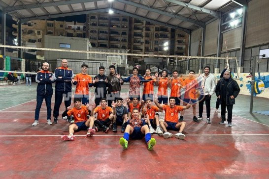 ناشئين 15 سنة يفوزون على طنطا في بطولة الجمهورية لكرة الطائرة