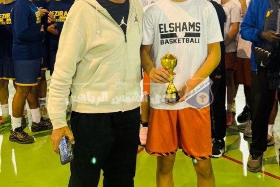 عمار هاني يحصل على جائزة هداف بطولة منطقة القاهرة لكرة السلة