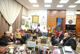 د. أسامة أبوزيد يستقبل النائبين الشبراوى والبنا