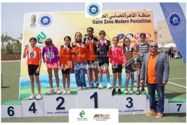 إنجازات جماعية في بطولة منطقة القاهرة للخماسي الحديث “ليزر-رن”