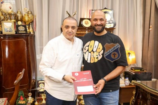 أبوزيد يجدد عقد هادي رفعت مع فريق اليد