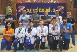 أبطال التايكوندو يتألقون في بطولة كأس مصر للبومزا