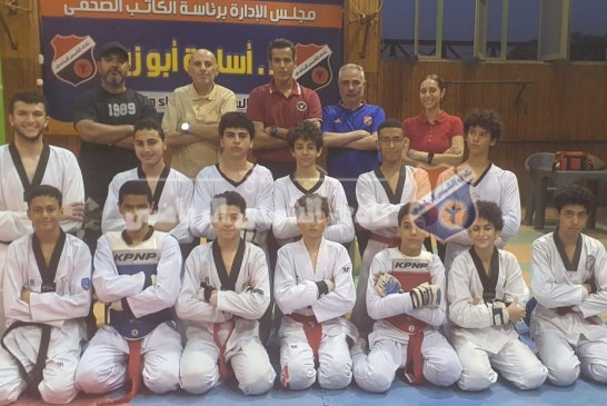 التايكوندو يواصل استعداداته بتدريب تجريبي عبر نظام الهوجو الإلكتروني KPNP