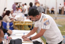 كريم مسعود يسجل حضوره في الجمعية العمومية العادية لنادي الشمس
