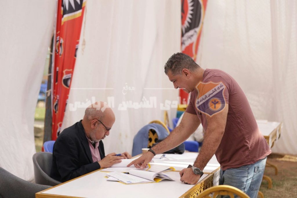 أحمد سعيد “ميدو” يسجل حضوره في الجمعية العمومية العادية لنادي الشمس