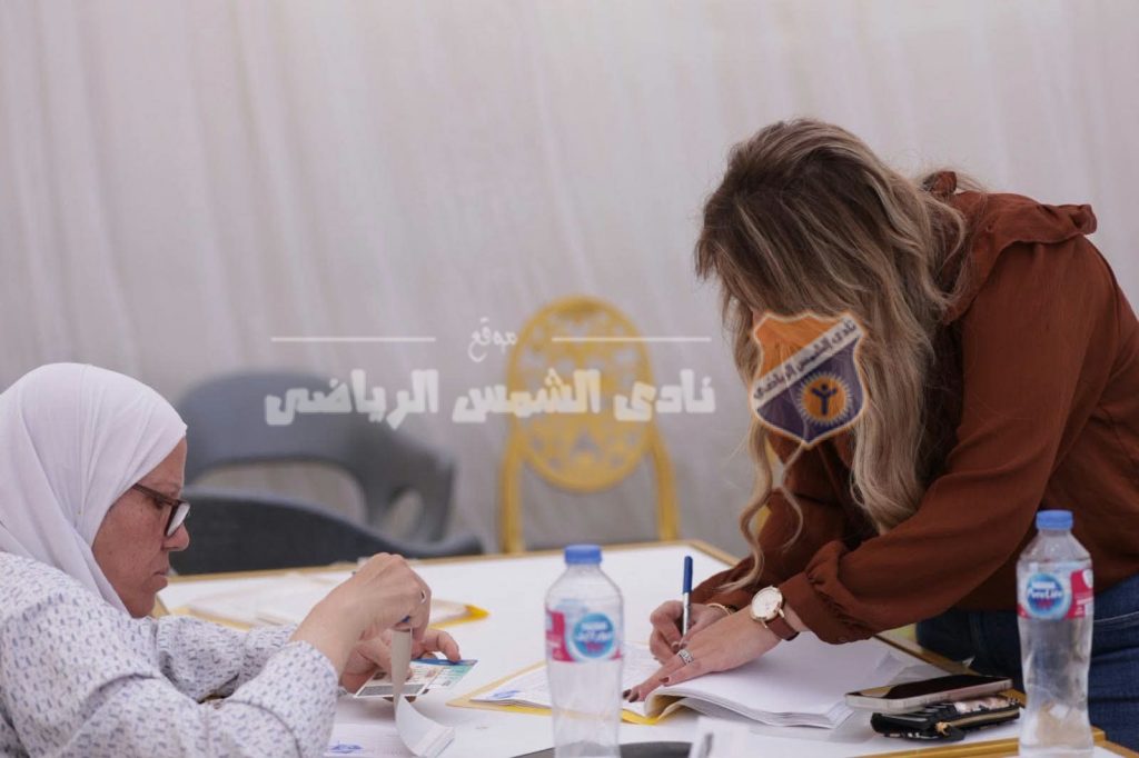 هديل شاهين تسجل حضورها في الجمعية العمومية العادية